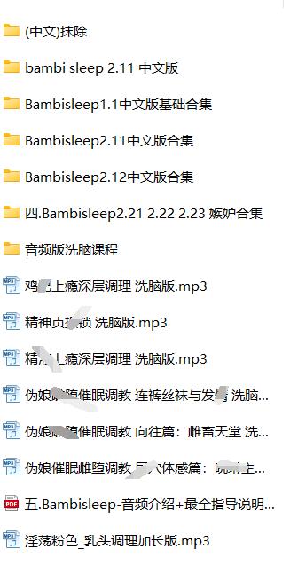 Bambisleep中文版&加强版(嫉妒合集)催眠音声作品｜沉浸式角色扮演助眠 [控制力差者，禁听！]