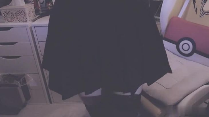 ASMRAki秋水 JK短裙过膝黑丝