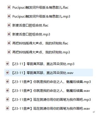 芝恩㱏10-11月ASMR音声合集：治愈系女友音&沉浸式耳畔私语【6A】