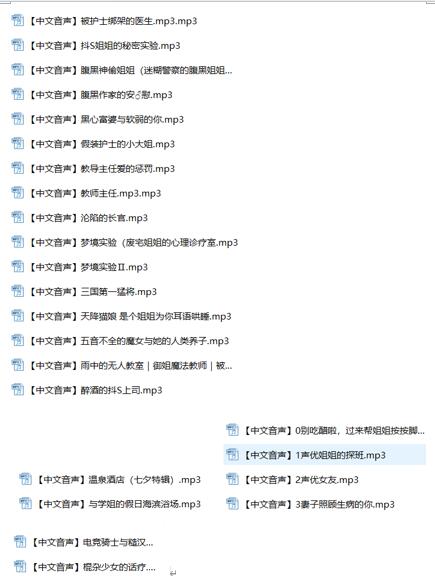 戴猫耳的大魔王ASMR全收录|24首虚拟主播治愈系舔耳音声作品【24首1.13G】