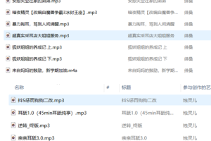 烛灵儿4A搭档绯桑7A音声ASMR作品集：双声道沉浸式助眠体验[4A+7A]