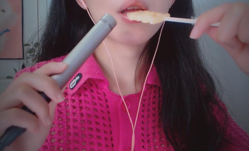 芝麻对辣 ASMR 贴脸舔舐糖果 口腔音
