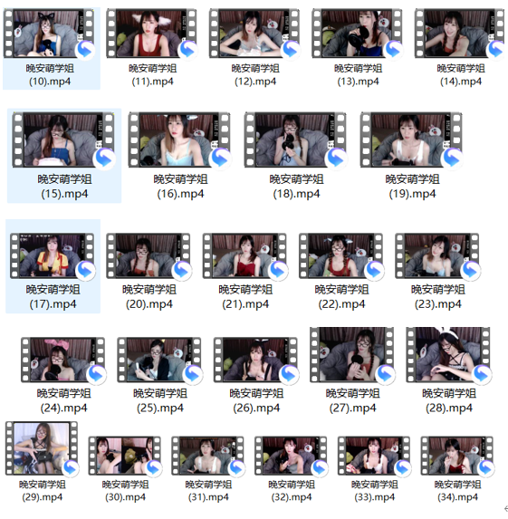 晚安萌学姐ASMR口腔音合集25V - 温柔学姐带你沉浸式助眠【8.12G】