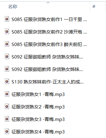 小野猫ASMR征服系列10首剧情音声：沉浸式角色扮演与细腻耳语体验 [10V/3.2G/MP3]