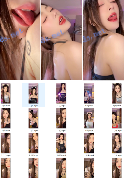 快手茜茜小可爱ASMR作品:沉浸式表情舞+创意舔耳触发音 助眠系宝藏主播【27v/1.1G】