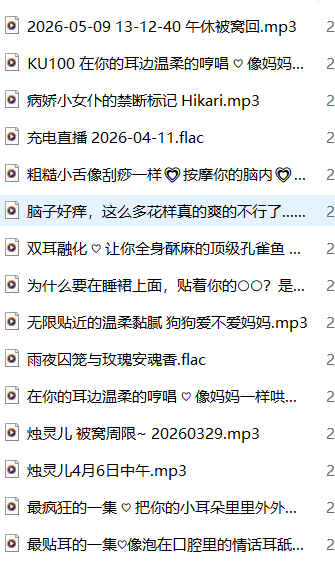 图片[2]-B站虚拟UP主烛灵儿最新音声 ASMR助眠15a/3G【百度网盘】最强车神专属下载-ASMR剧情主播资源分享网站