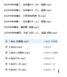 2024阿木木中秋特惠ASMR电台系列：12A剧情音声[治愈系助眠][3D环绕声][中秋特辑]