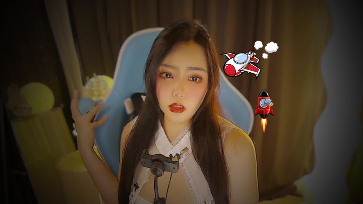 [斗鱼小卉君]ASMR飞机专属哄睡福利 8