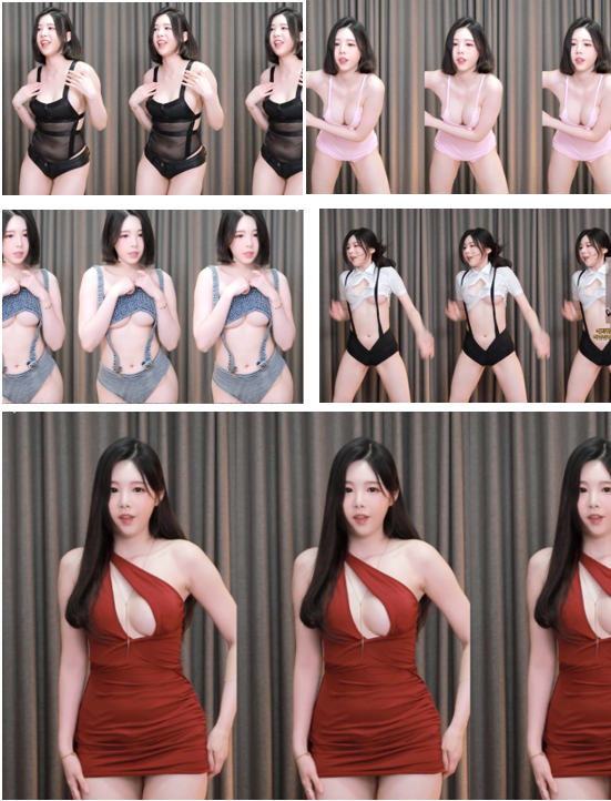 BJ햄찡（黑珍）ASMR舞蹈精选：10部沉浸式助眠视频[韩国主播][10V/2.18G]