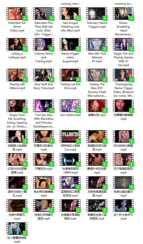 AftynRose ASMR作品合集：80部Patreon定制视频+福利向角色扮演[14.9GB]